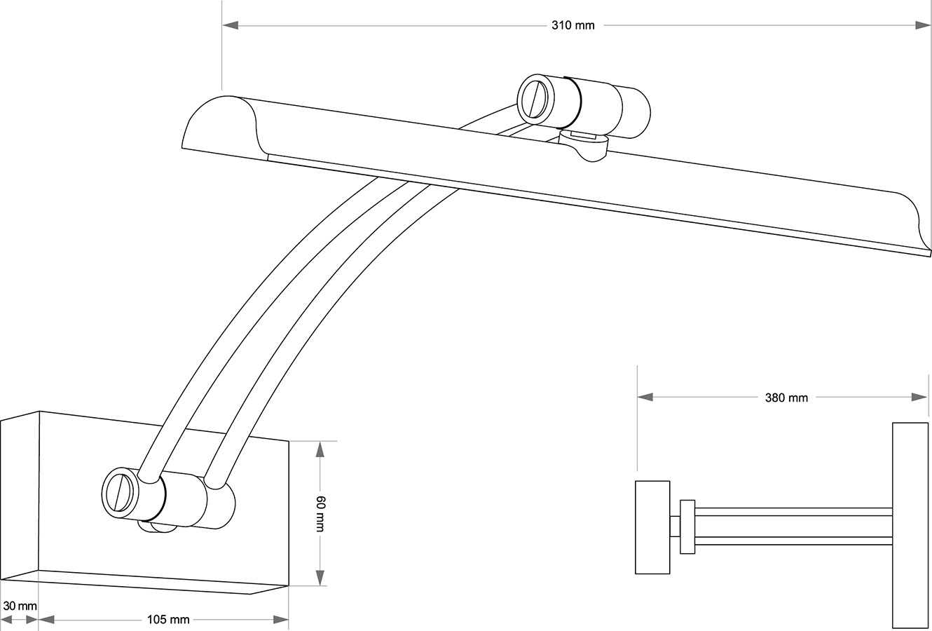 Kinkiet Elve ELV-PODS-1